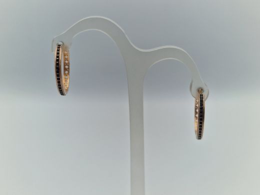 Zelta auskari ar cirkoniju, 1.65 g