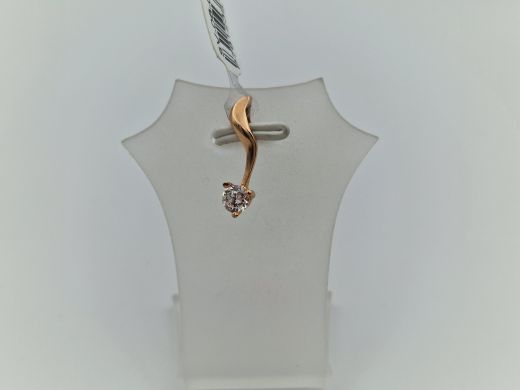 Zelta kulons ar cirkoniju, 0.71 g