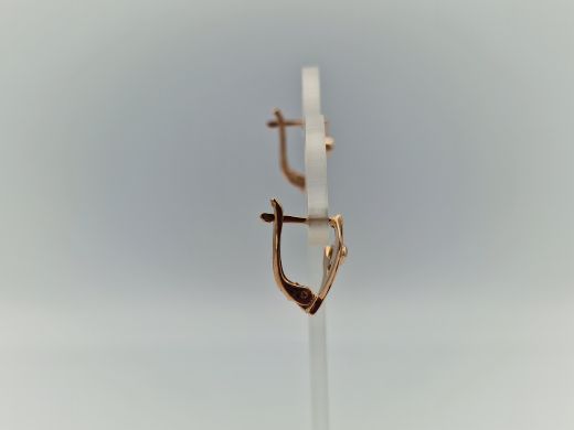 Zelta auskari ar cirkoniju, 1.96 g