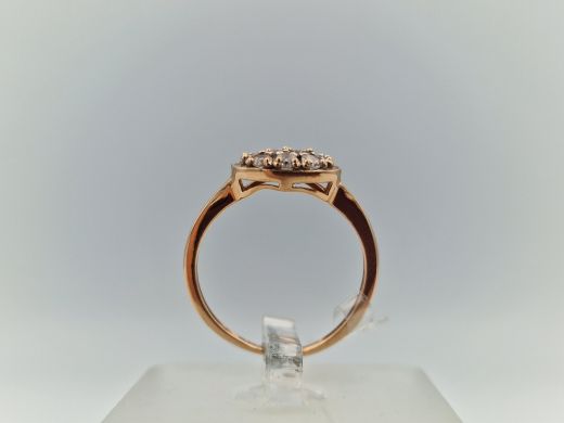 Zelta gredzens ar cirkoniju, 2.31 g, izm. 16.5