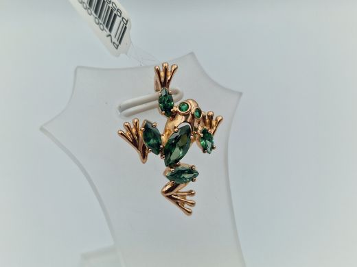 Zelta kulons ar cirkoniju, 2.33 g