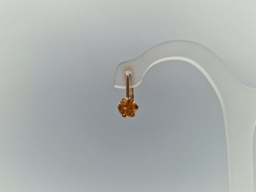 Zelta auskari ar cirkoniju, 2.67 g