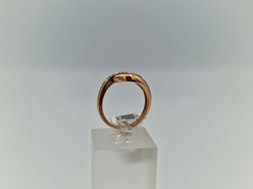 Zelta gredzens ar cirkoniju, 2.52 g