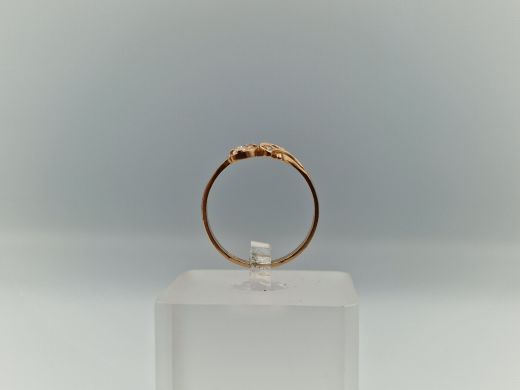 Zelta gredzens ar cirkoniju, 1.63 g