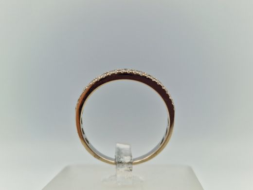 Zelta gredzens ar cirkoniju, 2.51 g, izm. 18