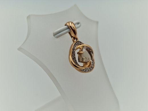 Zelta kulons ar cirkoniju, 1.59 g