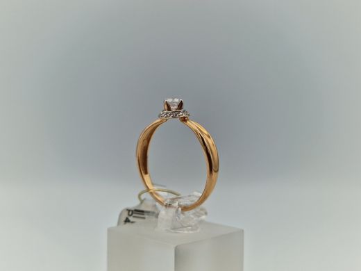 Zelta gredzens, 1.71 g, izm. 17.5