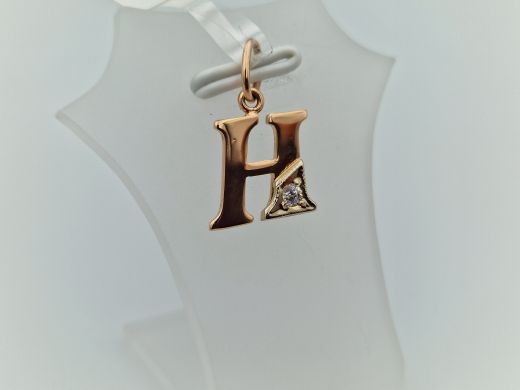 Zelta kulons ar cirkoniju, 0.94 g