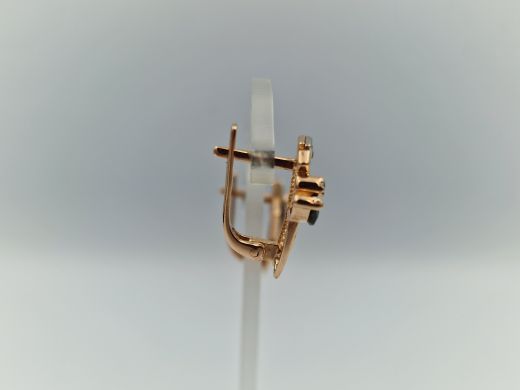 Zelta auskari ar cirkoniju, 4.95 g