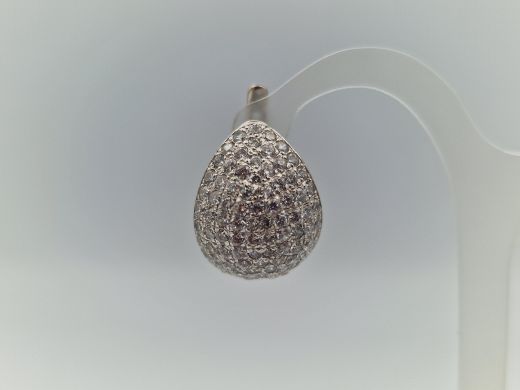 Zelta auskari ar cirkoniju, 7.87 g