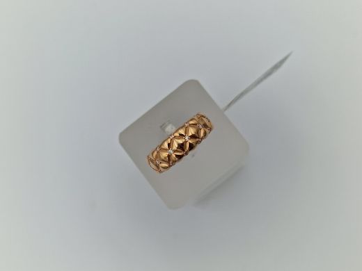 Zelta gredzens ar cirkoniju, 2.51 g, izm. 20.5