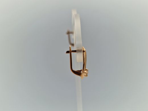 Zelta auskari ar cirkoniju, 1.97 g