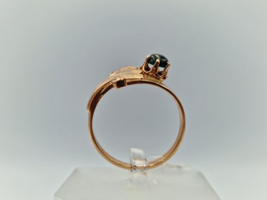 Zelta gredzens ar cirkoniju, 3.26 g, izm. 19