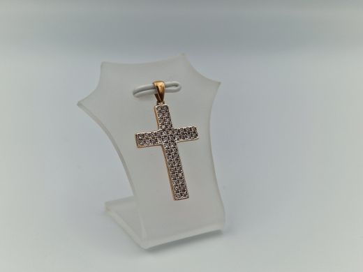 Zelta kulons ar cirkoniju, 1.85 g