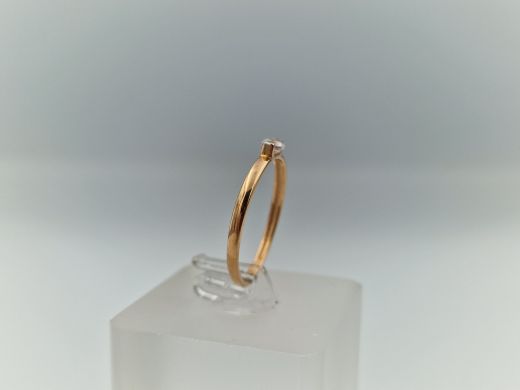 Zelta gredzens, 1.07 g, izm. 18