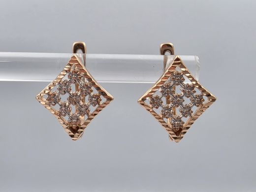 Золотые серьги, 3.22 г