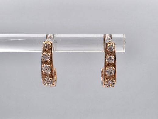 Золотые серьги, 2.28 г