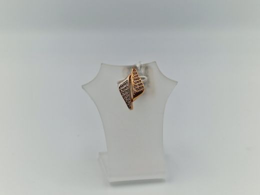 Zelta kulons ar cirkoniju, 1.11 g