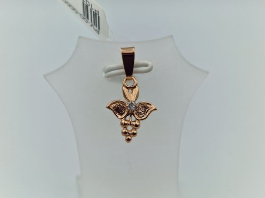 Золотой кулон с цирконом, 1.06 г