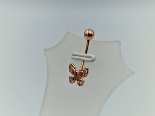 Zelta kulons ar cirkoniju, 1 g