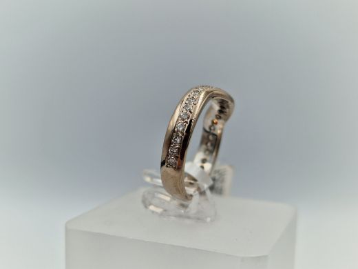 Zelta gredzens ar briljantu, 3.5 g, izm. 15.5