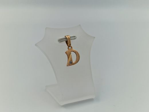 Zelta kulons ar cirkoniju, 0.67 g