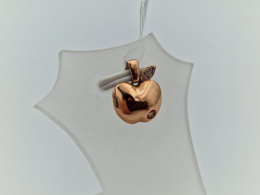 Zelta kulons ar cirkoniju, 0.45 g