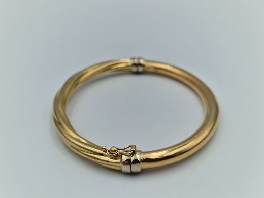 Zelta rokassprādze, 12.9 g, izm. 18