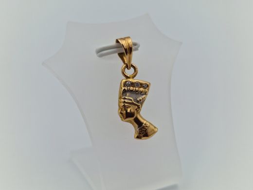 Zelta kulons ar cirkoniju, 2.02 g