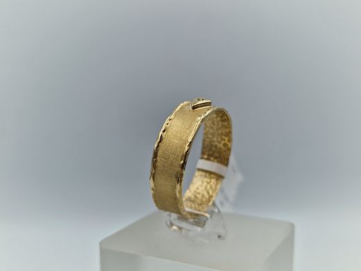 Zelta gredzens ar briljantu, 3.24 g, izm. 21