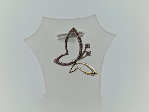 Золотой кулон с цирконом, 1.4 г