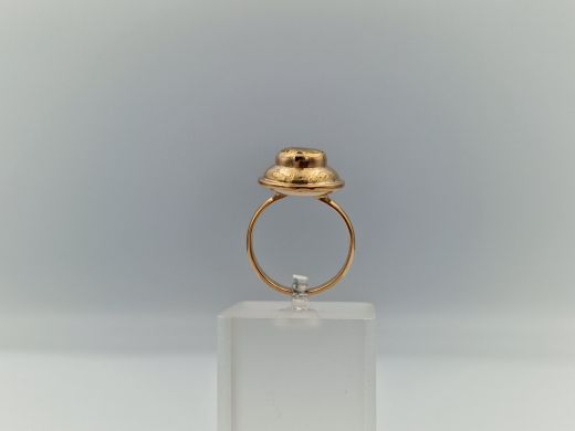 Zelta gredzens ar cirkoniju, 9.82 g, izm. 20.5