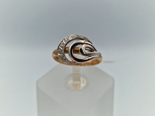 Zelta gredzens ar cirkoniju, 1.57 g