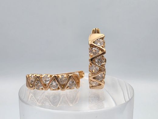 Zelta auskari, 2.24 g