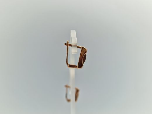 Zelta auskari ar cirkoniju, 4.04 g