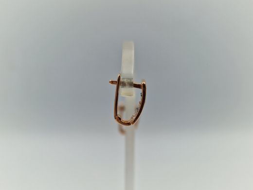 Zelta auskari ar cirkoniju, 1.45 g