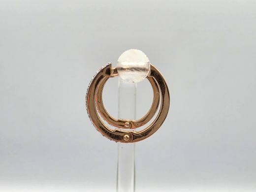 Zelta auskari ar cirkoniju, 1.86 g