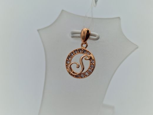 Zelta kulons ar cirkoniju, 0.79 g