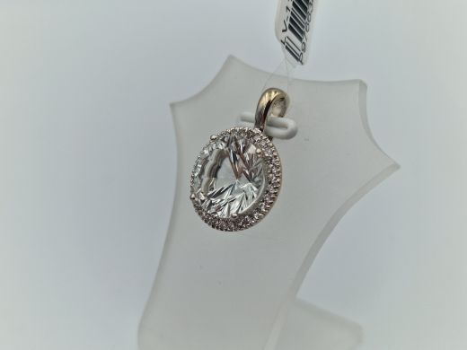 Zelta kulons ar cirkoniju, 3.39 g