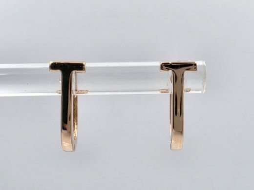 Gold earrings, 1.48 g