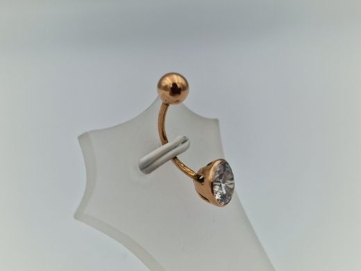 Золотой кулон с цирконом, 1.33 г