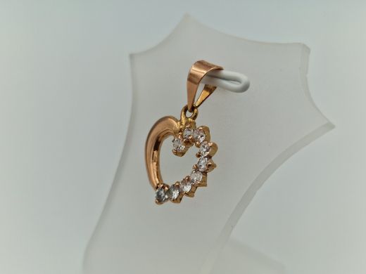 Zelta kulons ar cirkoniju, 1.46 g