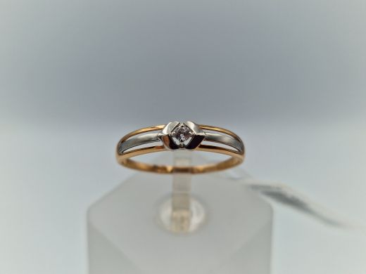 Zelta gredzens, 1.19 g, izm. 18