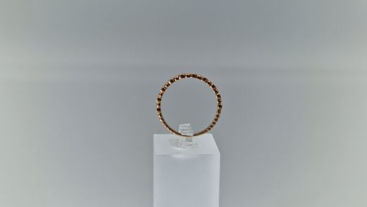 Zelta gredzens ar cirkoniju, 1.02 g, izm. 17.5