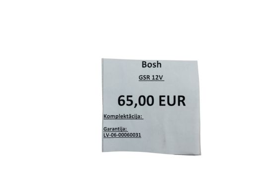 Bosch Gsr12V-15
