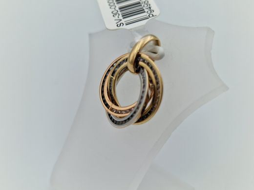 Zelta kulons ar cirkoniju, 2.12 g