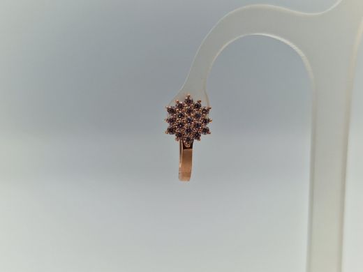 Zelta auskari ar cirkoniju, 1.38 g