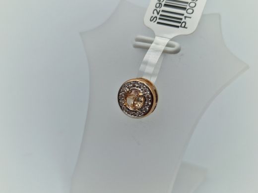 Zelta kulons ar cirkoniju, 0.85 g