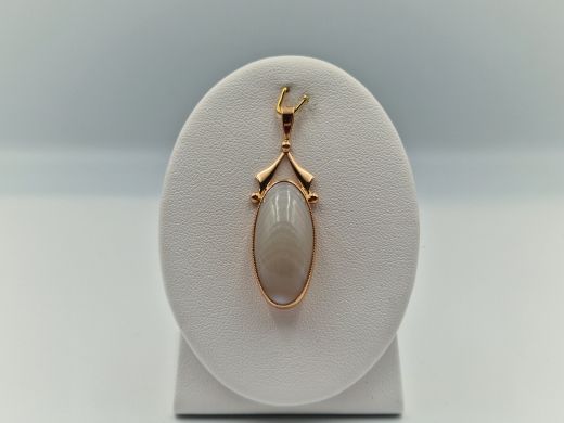 Золотые серьги с цирконом, 2.96 г