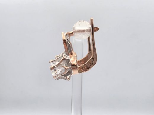 Zelta auskari ar cirkoniju, 3.75 g